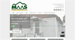 Desktop Screenshot of maasproperties.com